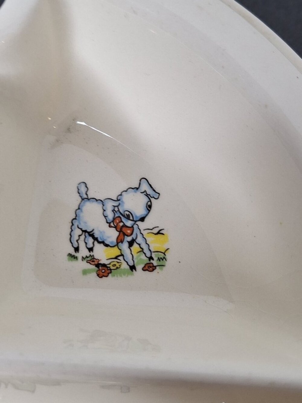 Vintage  Baby Food Warming Bowl Divided Dish - Picture 4 of 12